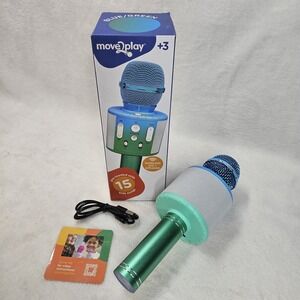 Move2Play Kids Karaoke Microphone w/ Bluetooth & Songs Rechargeable Toy